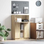 Bonnie�table pour livres / fichiers - bureau ch�ne sonoma 715 x 315 x 1065 cm - bois ding�nierie &fr868758 ...