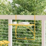 Bonnie®table suspendue de balcon / dextérieur - 1 / 2personnes - moutarde 60 x 39 x 65cm acier eu7775235 ... Bonnie®table suspendue de balcon / dextérieur - 1 / 2personnes - moutarde 60 x 39 x 65cm acier eu7775235 ...