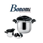Bonomi autocuiseur en acier inoxydable 8 litres grand