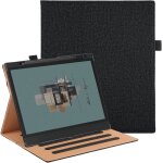 Pour boox note air 4 c tui avec porte - stylohousse intelligente en cuir pu pour boox note air 3c b ...