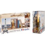 Book nook - kit diy � construire maquette 3d serre livre - revell - tiny adventures - paris - led