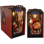 Book nook kit de serre - livre puzzle 3d en bois avec lumi�re led maison de poup�e � faire soi - m�me ...