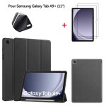 Housse tpu - boonget - galaxy tab a9 + - protection antichoc - verre tremp� 9h - porte - stylo int�gr� ...