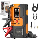 Booster de batterie - fosmet - 7000a - 39800mah - 12v - gonfleur 150psi - lamp led - �cran lcd