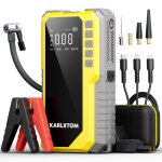 Booster batterie voiture 16800mah 4500a 12v jump starter portable pour 10l essence & 9l diesel power ...
