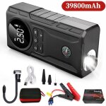 Booster batterie voiture1800a d�marreur de voiture portable 12v jump starter avec pinces de s�ret� intelligent ...
