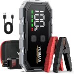 Booster batterie voiture - 4000a dmarreur batterie voiture supersafe(jusqu 7l gas / 5. 5l diesel)12v ...