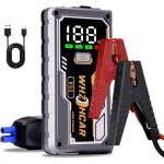 Booster batterie voiture 5000a dmarreur batterie portable ?jusqu 10l gas / 8l diesel? jump starter ...