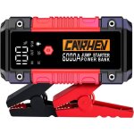 Booster batterie voiture 6000a26800mah dmarreur de voiture (jusqu? 10l essence & 10l diesel)12v portable ...