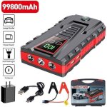 Booster batterie voiture - 99800mah - booster batterie portable - cran led - batterie externe portable ...