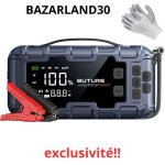 Booster batterie voiture - bazarland30 - 160psi - 26800mah - charge rapide 45w - universel