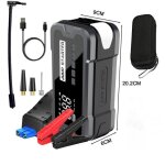 Booster batterie voiture 2 en 1 byondself 4000 a 12 v 24 000mah compresseur dair affichage numrique ...
