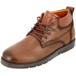 Boots homme de ville en cuir cognac Boots homme de ville en cuir cognac