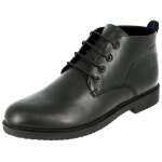 Boots homme de ville en cuir noir