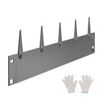 Bordure de jardin en acier - duoku - bordures paysag�res en m�tal - lot de 5 - 990x181 mm - r�sistante ...