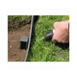 Bordure de jardin ecolat - rouleau - gris - h14cm x 25m