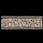 Bordure en mosaque travertin mixte classique - al - 021 - pierre naturelle pour dcoration intrieure ...