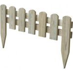 Bordure à planter stackette bois naturel - h. 30 x l. 60 cm Bordure à planter stackette bois naturel - h. 30 x l. 60 cm