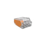 Borne de raccordement - edo technic - edo203 - 3 entr�es - 05 - 25 mm� - orange