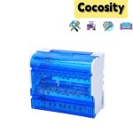 Borniers bo�te de jonction � 4 �tages - bo�te de distribution 125a 500v 4 entr�es 40 sorties bornes din ...