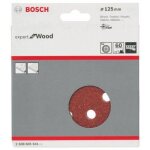Bosch disques abrasifs c430 pour ponceuse excentrique - 8 trous - pack de 5 -  125 mm - grain 60