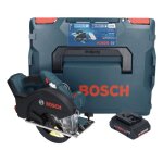 Bosch gkm 18v - 50 professional scie circulaire portative sans fil m�tal 18 v 136 mm brushless + 1x batterie ...