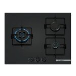 Table de cuisson gaz - bosch - pnc6b6k30 - 60cm - 3 feux - verre trempé - 7300w Table de cuisson gaz - bosch - pnc6b6k30 - 60cm - 3 feux - verre trempé - 7300w
