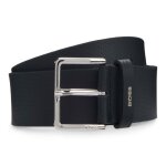 Boss ceinture bleu fonc� en cuir pour homme - ther - boss - piq sz35 belt dark blue 307188