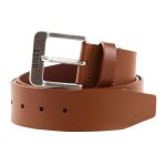 Boss ceinture brun clair en cuir pour homme - jemio sz40 leather belt cognac 284821