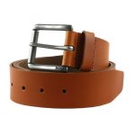 Boss ceinture brun clair en cuir pour homme - joris sz40 leather belt cognac 277161