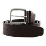 Boss ceinture brun fonc en cuir pour homme - janni sz40 leather belt dark brown 277166
