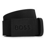 Boss ceinture noir en cuir pour homme - boss icon - s1 sz40 belt 273795