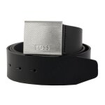 Boss ceinture noir en cuir pour homme - leather belt 272805
