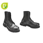 Brandit vegantom ? bottes militaires 10 ?illets en cuir noir pour adulte