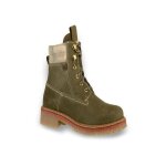 Bottes en cuir - s. oliver - khaki - femme - vert - talon 4 cm