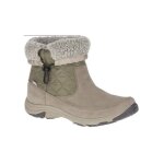 Bottes dhiver femme merrell nova bluff marron - �l�gance et confort en daim pour randonn�es neige taille ...