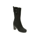 Bottes - ecco - touch 55 b - cuir noir - fermeture clair - confort optimal