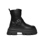 Bottes femme buffalo dione biker mid