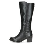 Botte pour femme - caprice - noir ? zip double