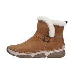 Bottes femme - rieker - marron - cuir synth�tique - confort exceptionnel - talon plat