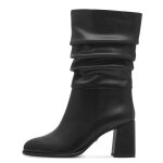 Botte femme - tamaris - noir - zip