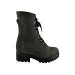 Bottes - gabor - cuir gris - fermeture clair - isoles - talon 35 cm