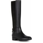 Bottes - geox - d felicity - cuir - microfibre - noir