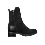 Bottes - geox - meldi - cuir noir - zippes - talon 3 cm