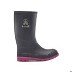 Bottes de pluie enfant - kamik - stomp - 100% recyclables - végane - confort douillet Bottes de pluie enfant - kamik - stomp - 100% recyclables - végane - confort douillet