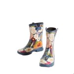Bottes de pluie femme aigle alya print