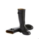 Bottes de pluie - aigle - cessac - caoutchouc naturel - hauteur moyenne - talon plat