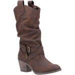 Bottes - rocket dog - sidestep - marron - talon carr - haute  enfiler