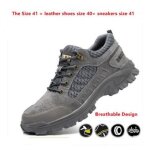 Bottes de travail pour hommes chaussures de s�curit� embout en acier baskets eu 38 - 45