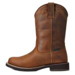 Bottes western en cuir impermable femme ariat delilah round toe h2o